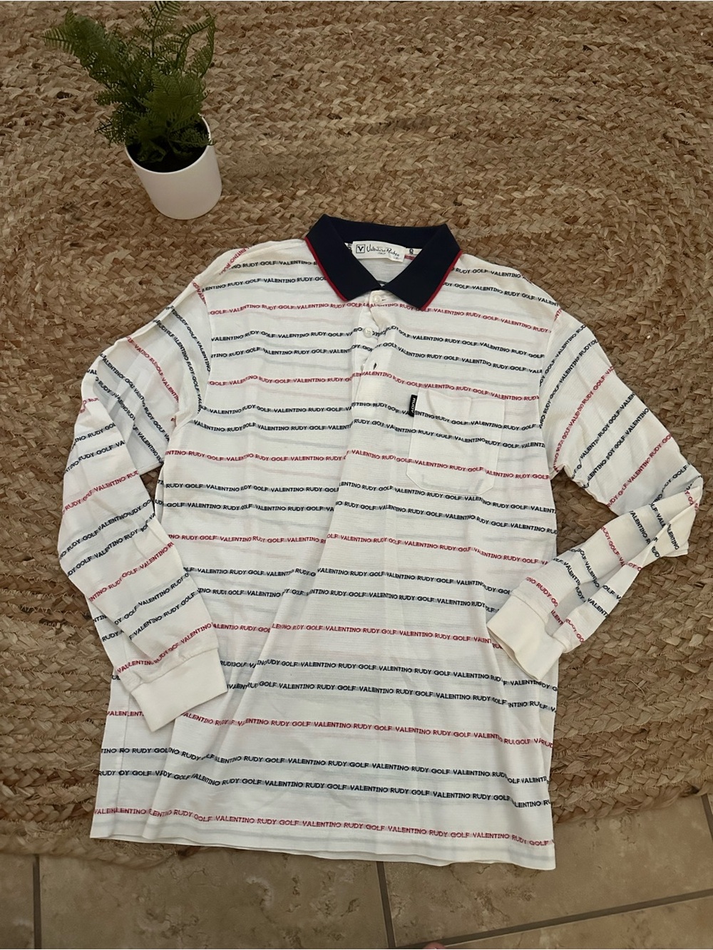 VALENTINO RUDY COLLARED LONG SLEEVE